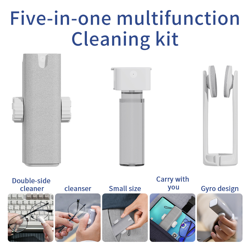 Lens Cleaning Kit - 5in1 Glasses cleaning cloth Glasses cleaning