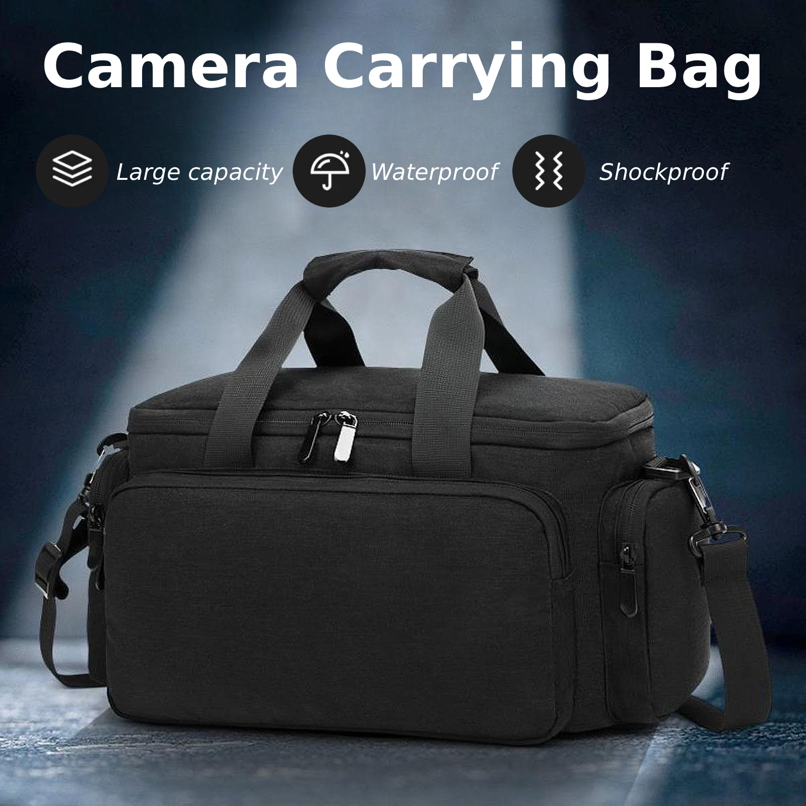 Lens Case Pouch - Portable Camera Storage Bag Large Capacity
