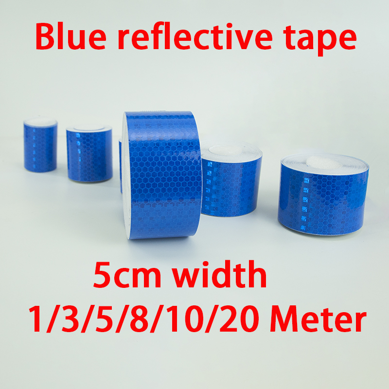 1pcs 5cm 1/3/5/8/10/20m Blue R - Reflector 5 In 1 recensie en prijs