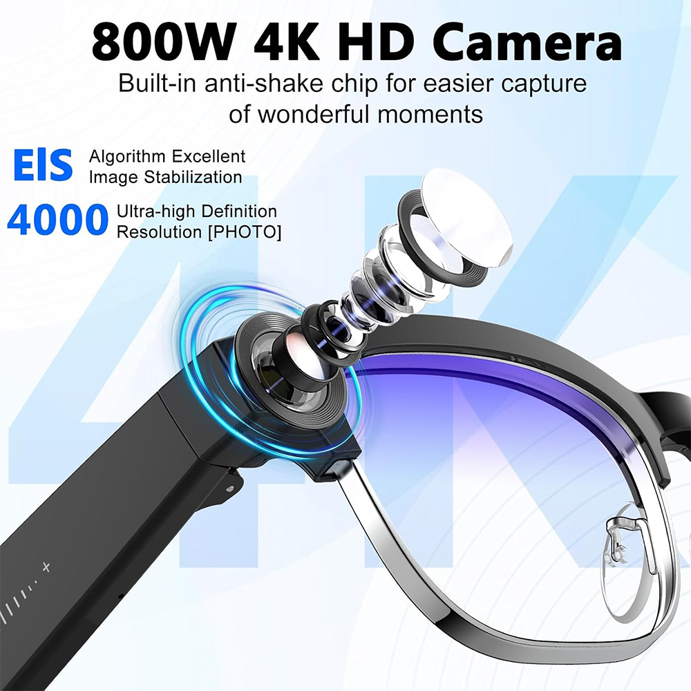 4K Smart AI Glasses 8MP Camera - Photography With Ai recensie en prijs