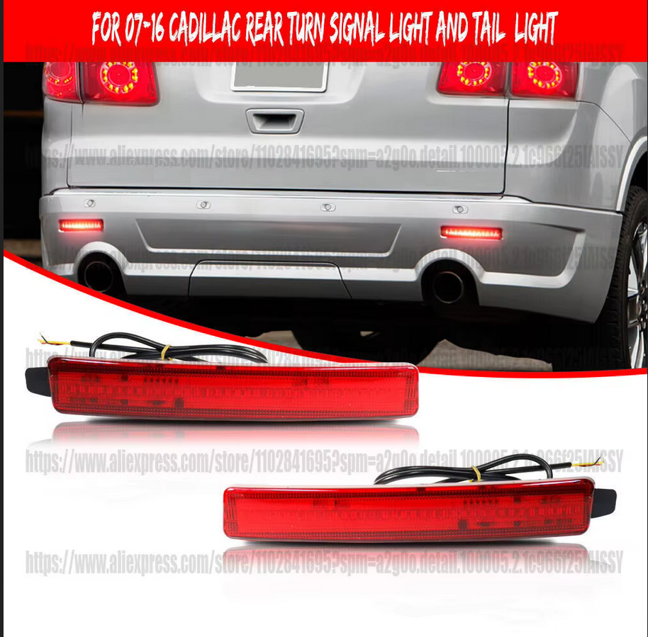 2PCS Red LED Rear Reflector Ta - Reflector 5 In 1 recensie en prijs