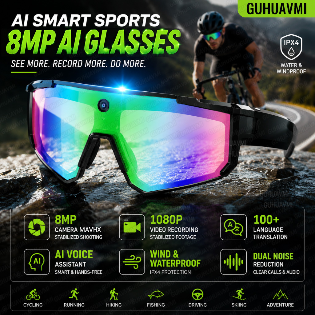 AI Smart Glasses with Camera H - Photography With Ai recensie en prijs