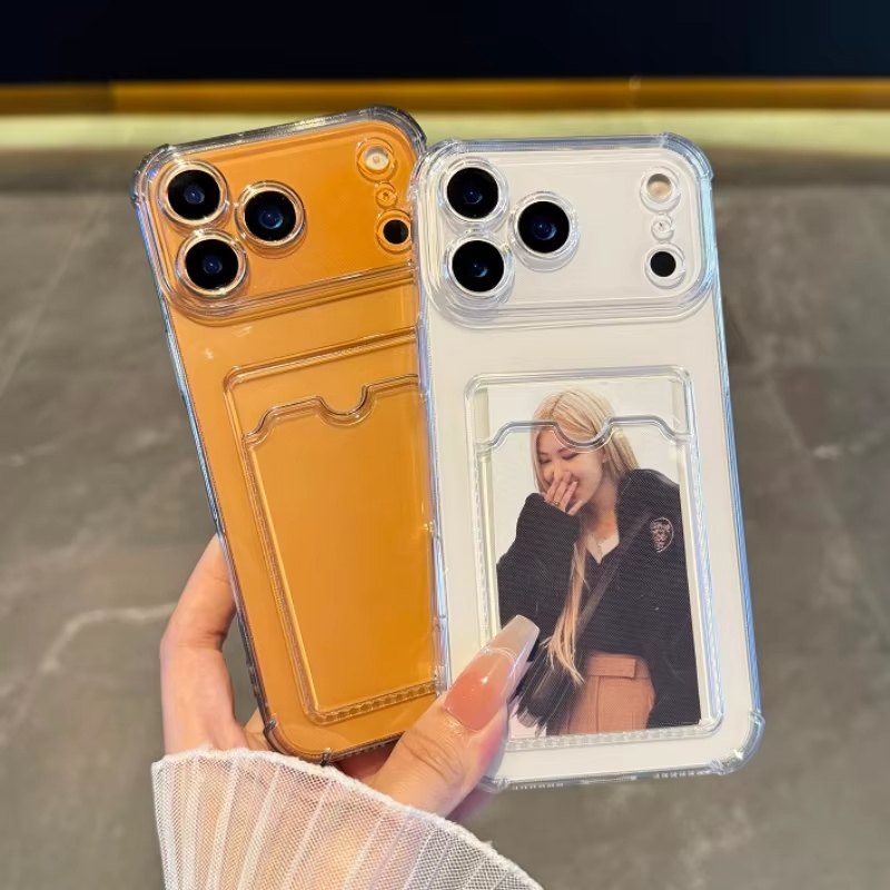 Transparent Card Slot Holder C - Lens Case Pouch recensie en prijs