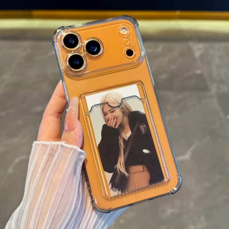 Transparent Card Slot Holder C - Lens Case Pouch recensie en prijs