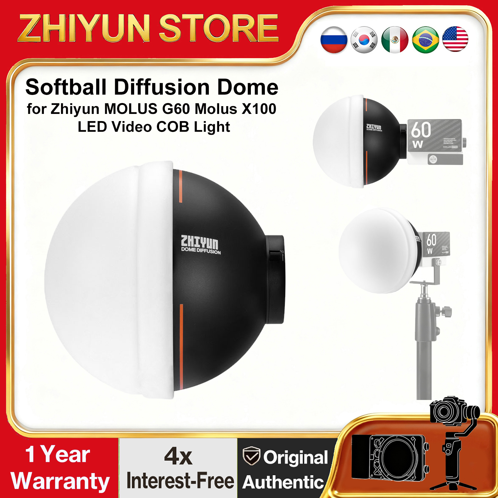 ZHIYUN Softball Diffusion Dome - Pop Up Flash Diffuser recensie en prijs