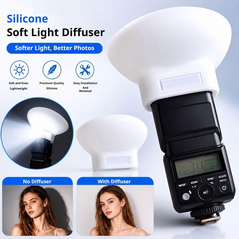Silicone Flash Diffuser Cover  - Pop Up Flash Diffuser recensie en prijs