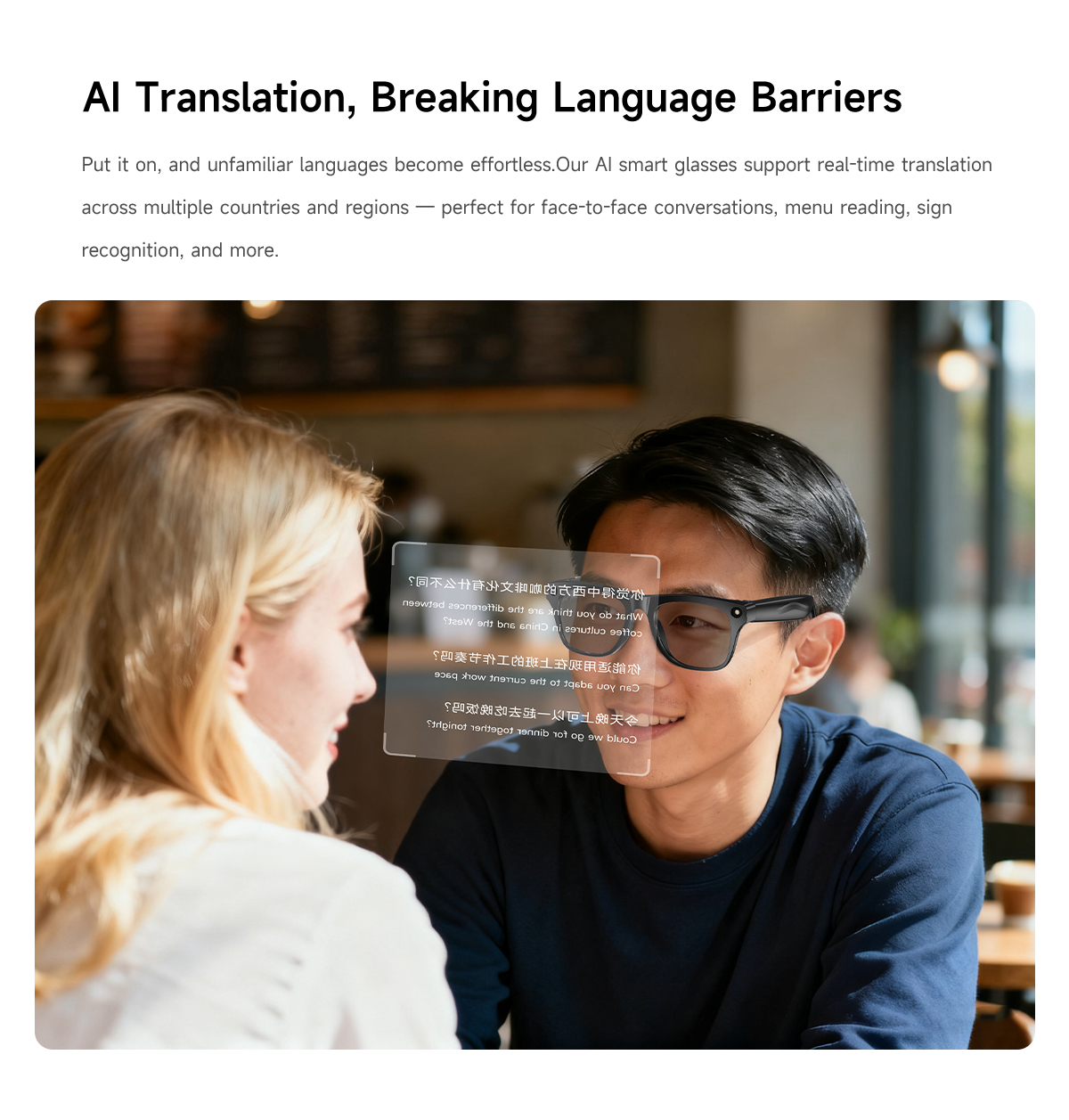 New AI Smart Glasses Camera Re - Photography With Ai recensie en prijs