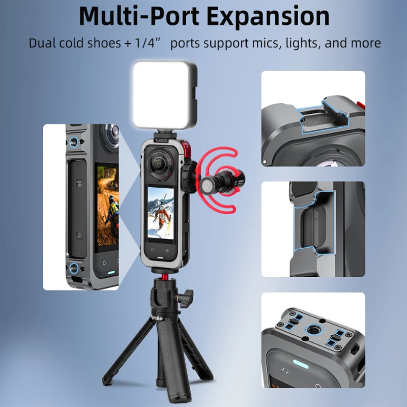 For Insta360 X5 Flymile Cage M - Lens Case Pouch recensie en prijs