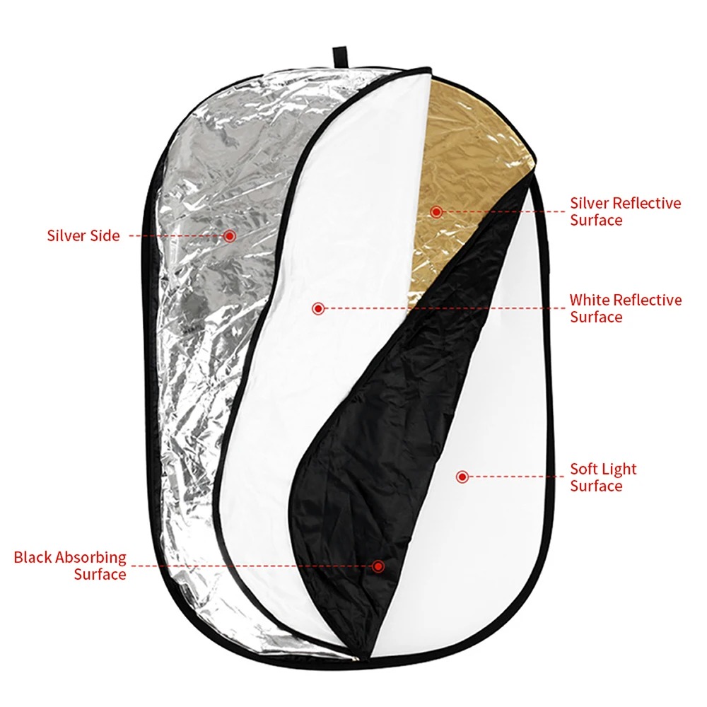 60/80/110CM 5-in-1 Collapsible - Reflector 5 In 1 recensie en prijs