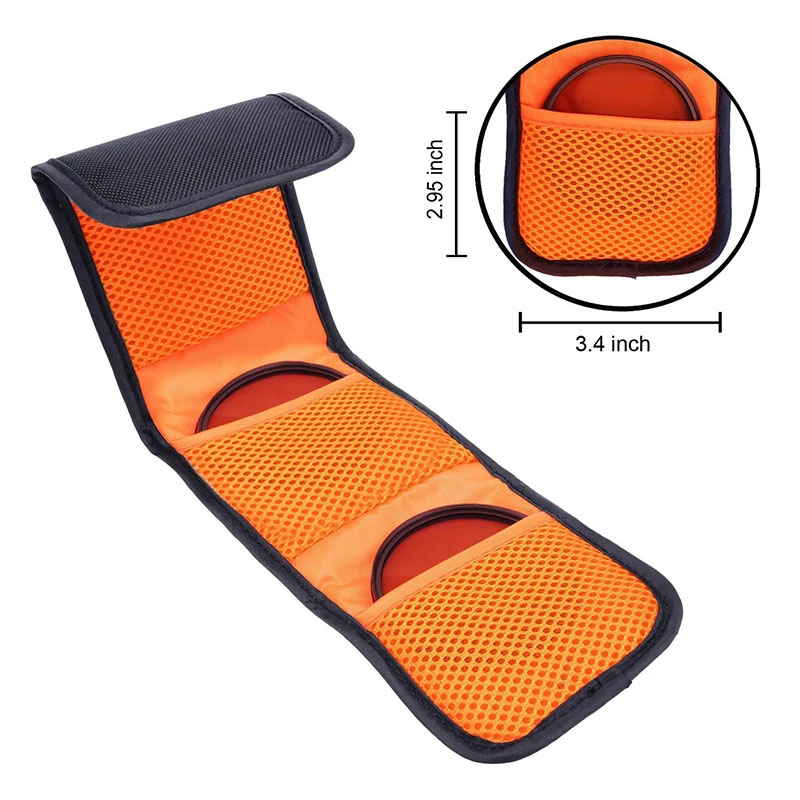 3 Pockets Bag Lens Filter Pouc - Lens Case Pouch recensie en prijs