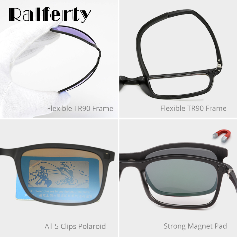 Ralferty Polarized Sunglasses  - Reflector 5 In 1 recensie en prijs