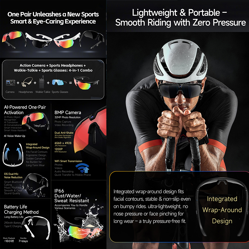 2026 New Smart Glasses Cycling - Photography With Ai recensie en prijs