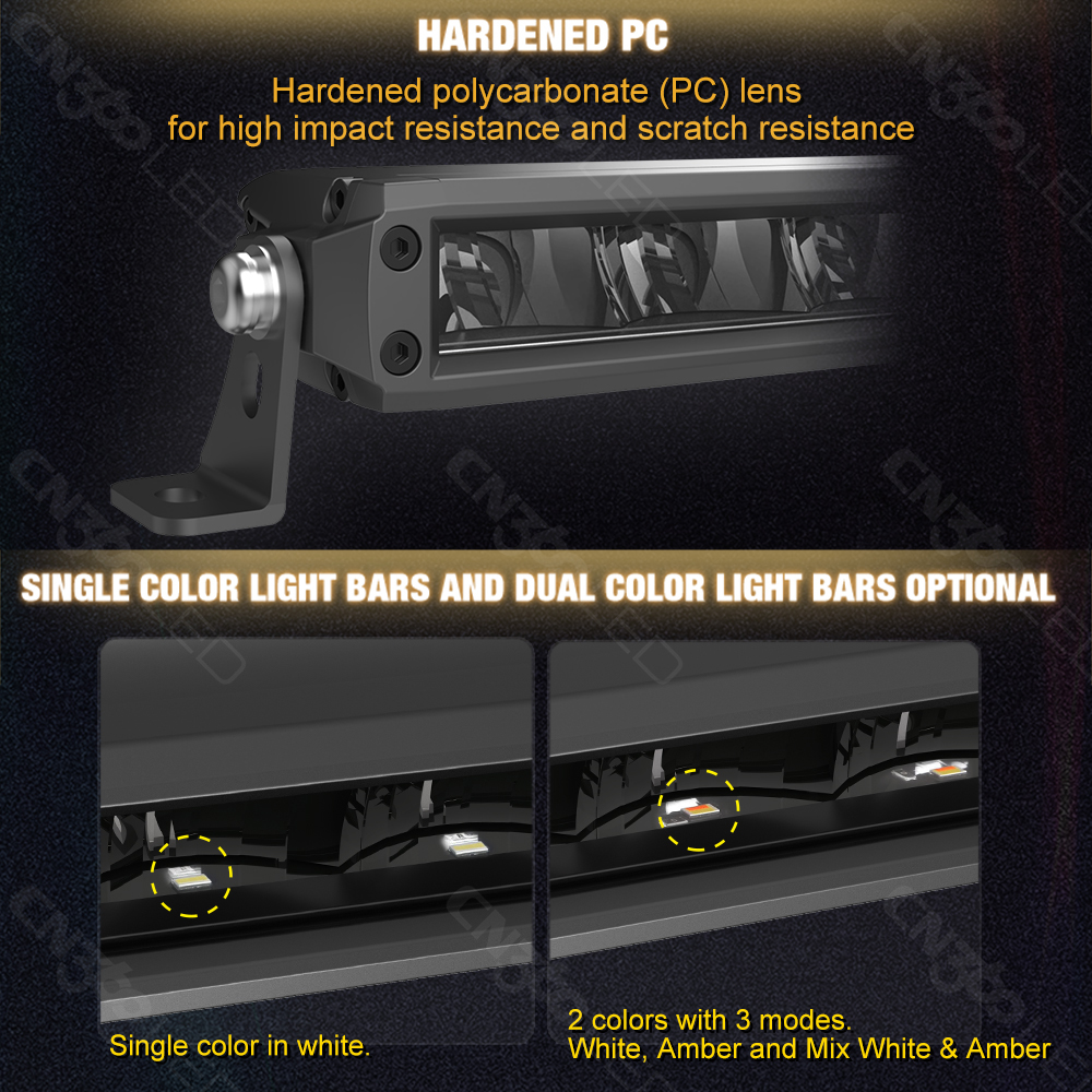 CN360 Single Row LED Light Bar - Reflector 5 In 1 recensie en prijs