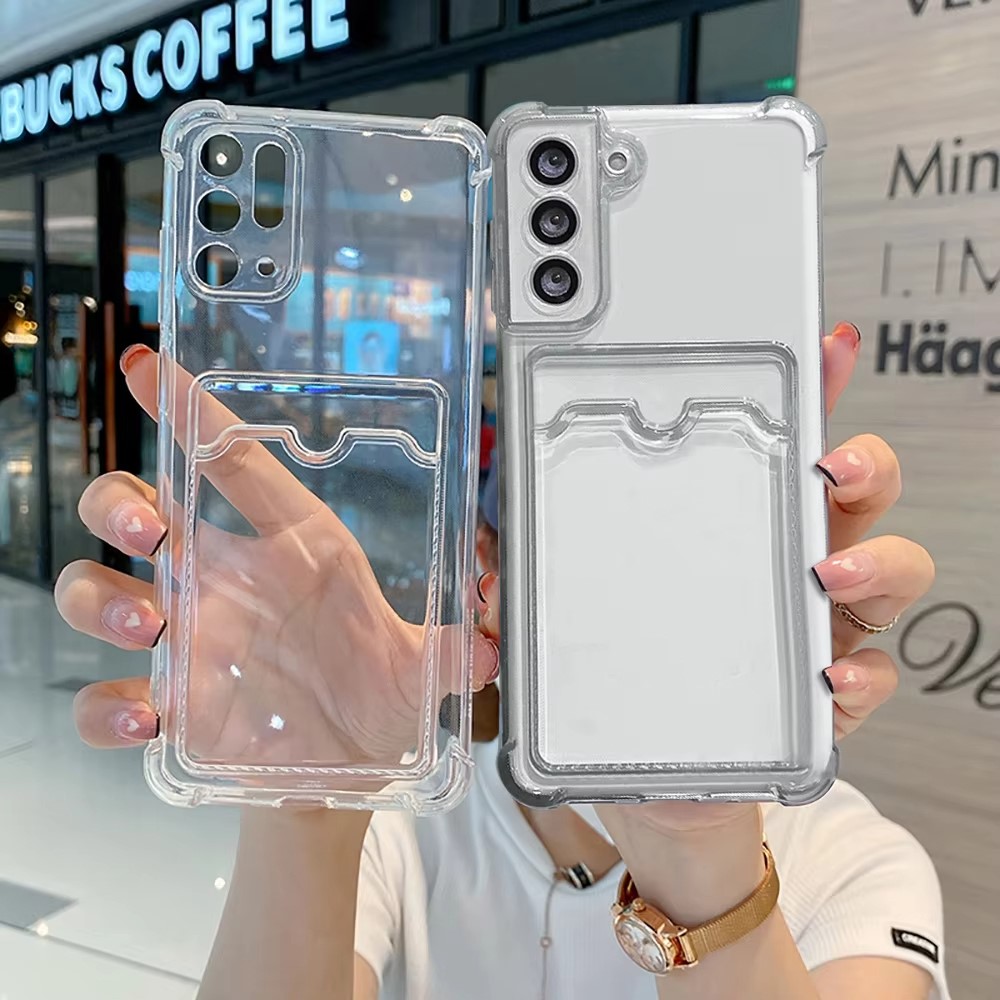 Clear Silicone Card Slot Holde - Lens Case Pouch recensie en prijs