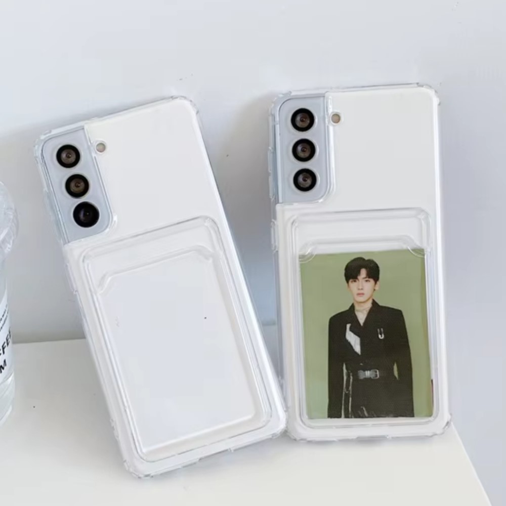 Clear Silicone Card Slot Holde - Lens Case Pouch recensie en prijs