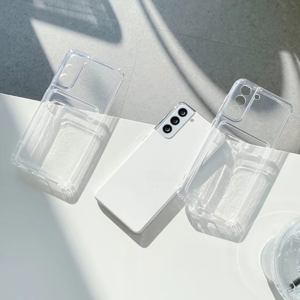 Clear Silicone Card Slot Holde - Lens Case Pouch recensie en prijs