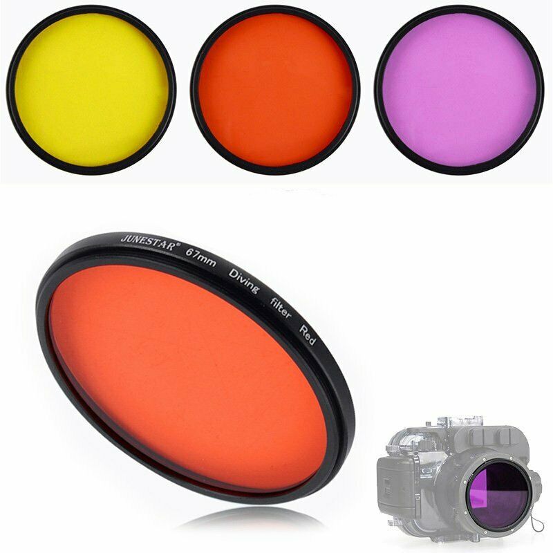 67mm Full Color Red Purple yel - Photography Yellow Filter recensie en prijs