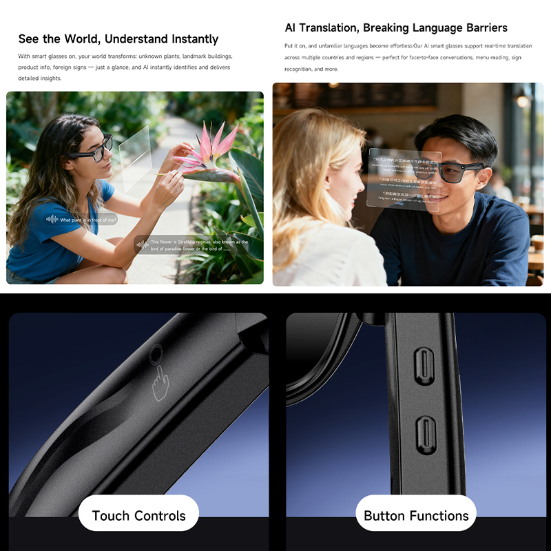 AI Smart Glasses with 100W HD  - Photography With Ai recensie en prijs