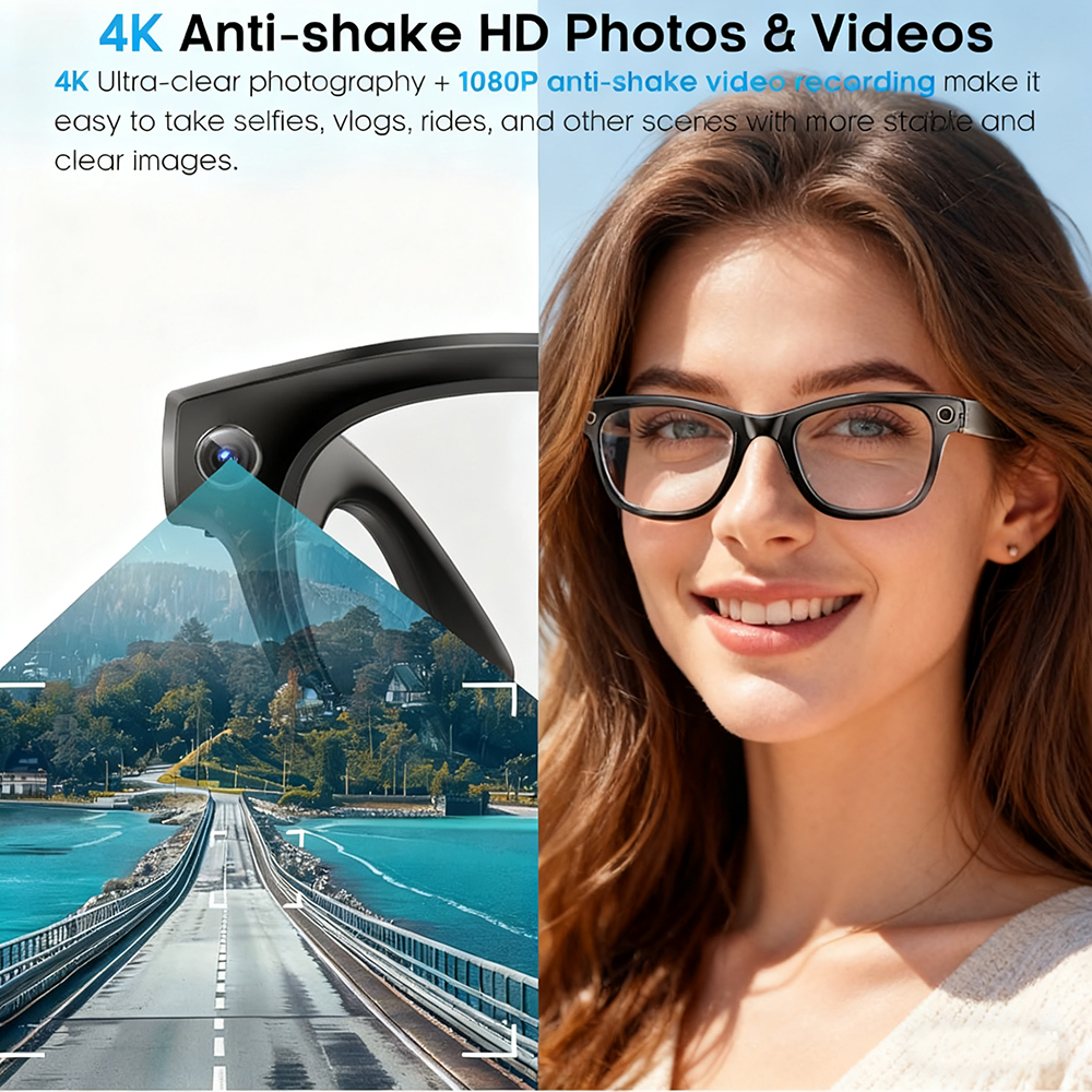 800W With Camera Smart Glasses - Photography With Ai recensie en prijs